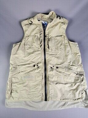 Big Poxkets Equuatorial Multi Pocket Vest. Size L 12 Pockets Made In USA